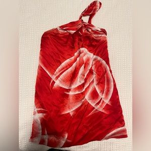 BCBG Red Cocktail Dress sz XS